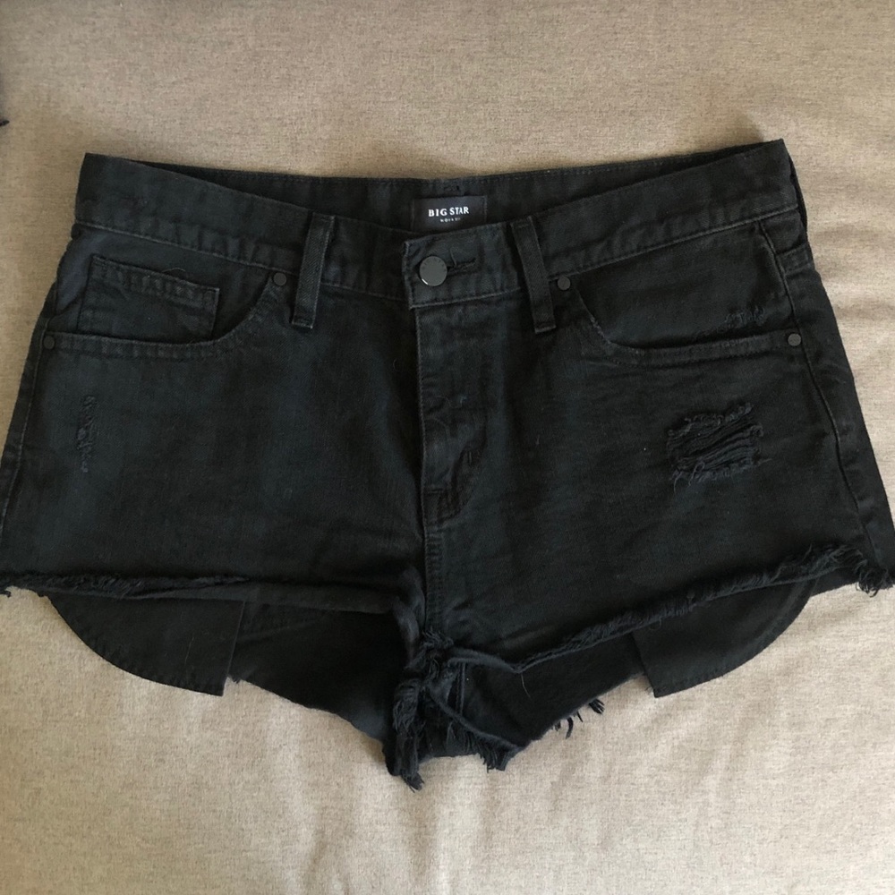 Big Star Kyle Boyfriend Shorts size 28 black